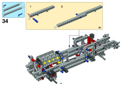 LEGO 8258 instructions page 10 – build guide